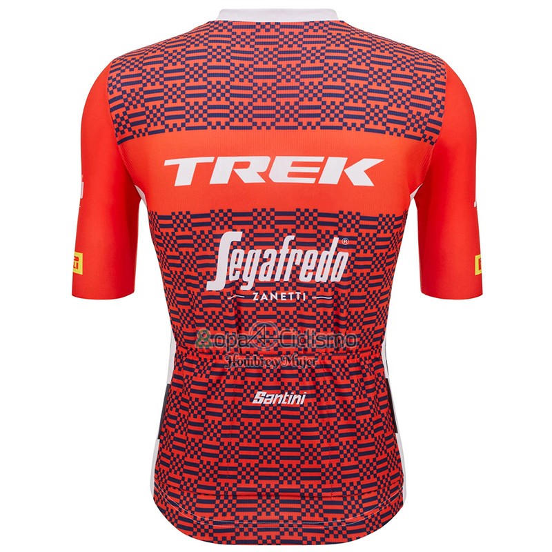 Trek Segafrojoo Ropa Ciclismo Culotte Corto 2023 Hombre Mangas Cortas Blanco